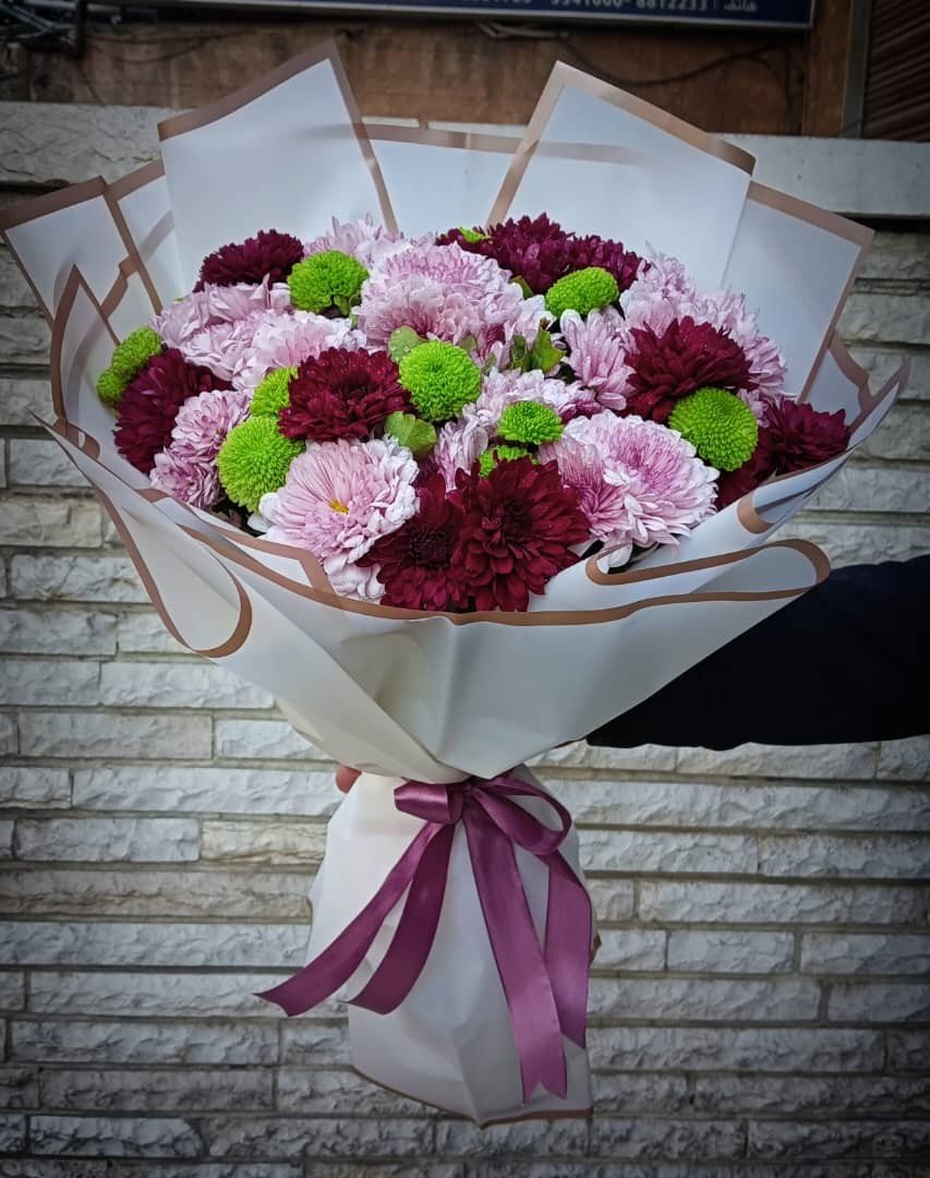 باقة ورد ملونة 2