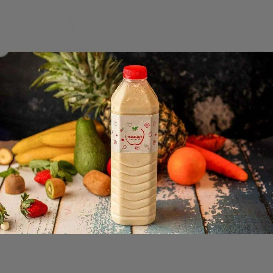 عصير موز وحليب